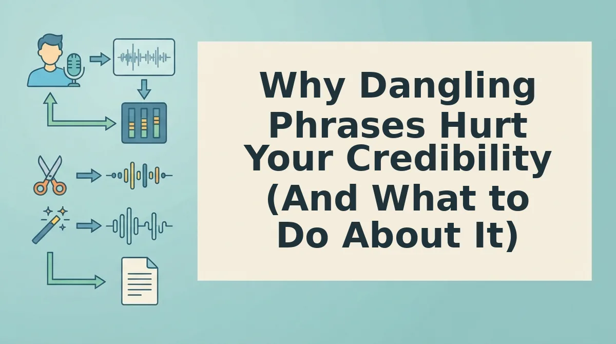 Why Dangling Phrases Hurt Your Credibility (And What to Do About It)