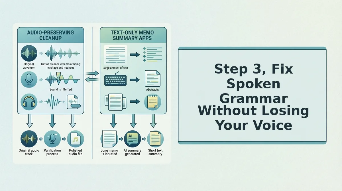 Step 3, Fix Spoken Grammar Without Losing Your Voice
