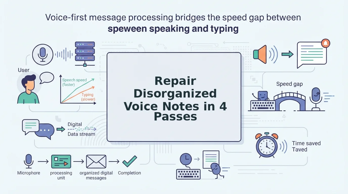 How to Repair Disorganized Voice Notes for Clear Delivery
