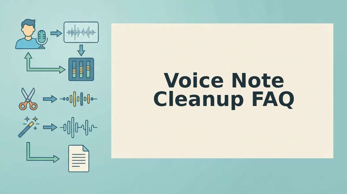 Voice Note Cleanup FAQ