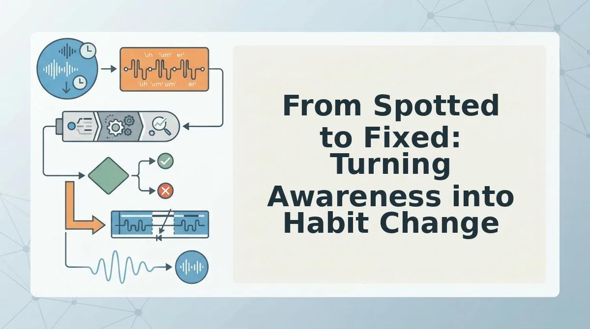 From Spotted to Fixed: Turning Awareness into Habit Change