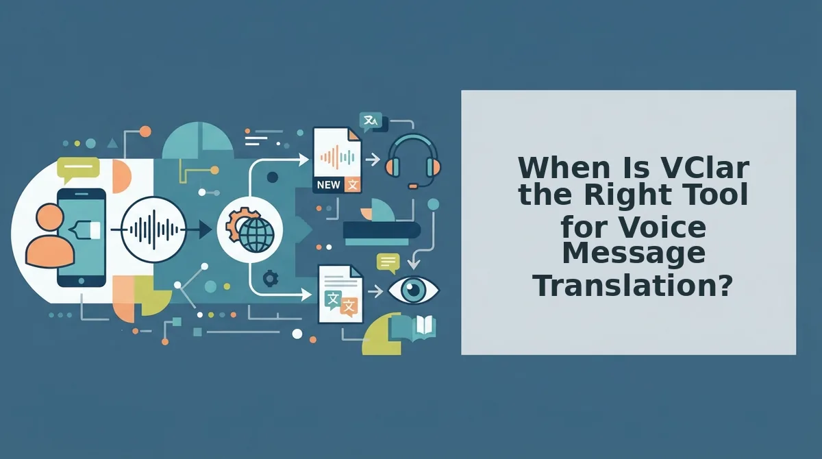 When Is VClar the Right Tool for Voice Message Translation?