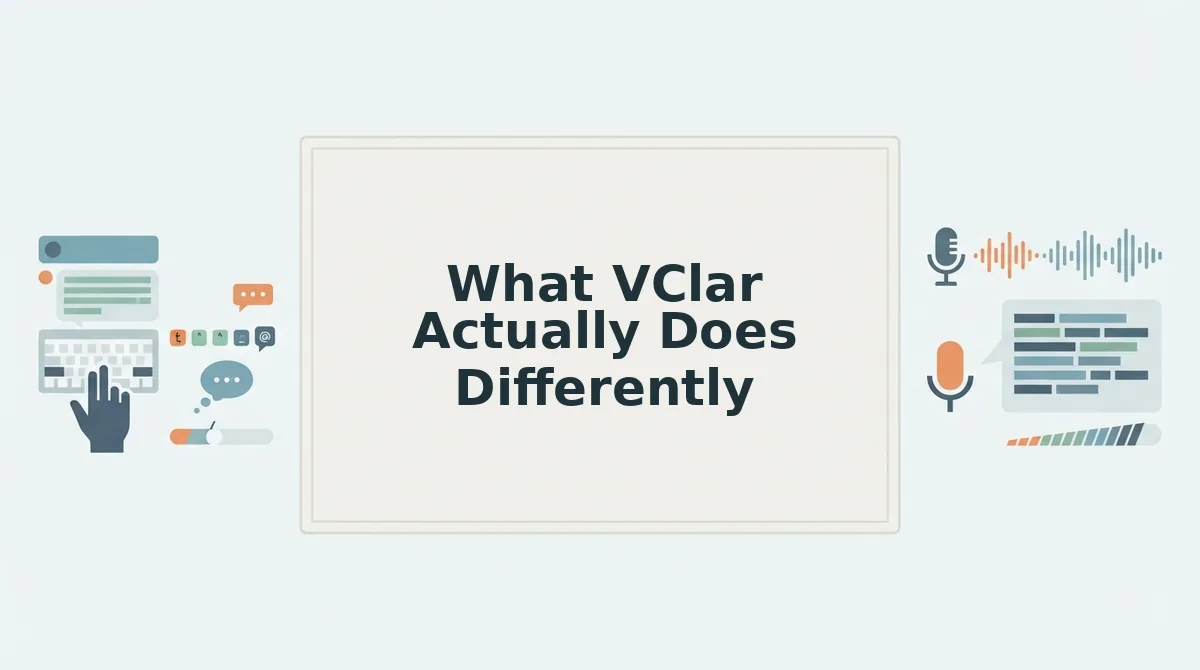 What VClar Actually Does Differently