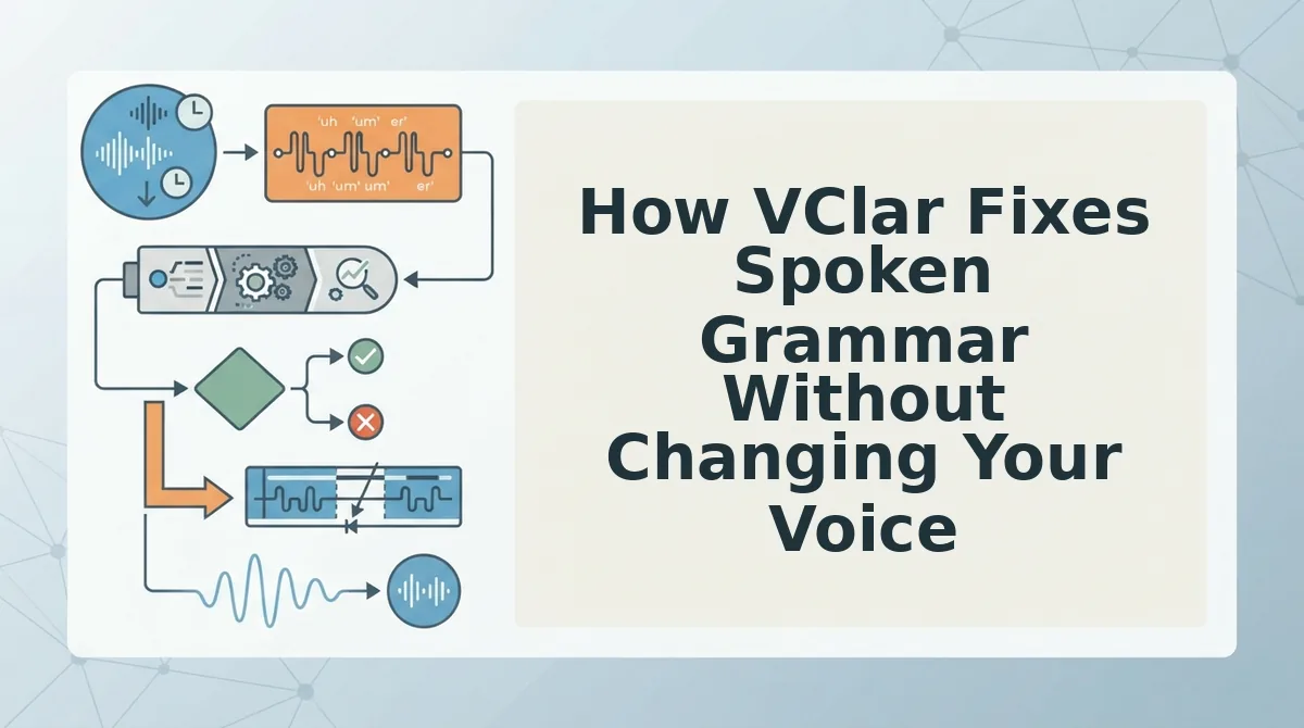 How VClar Fixes Spoken Grammar Without Changing Your Voice