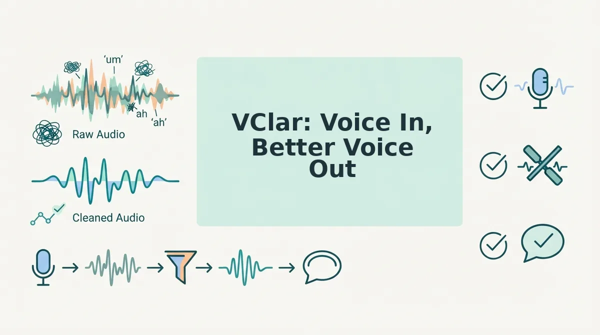 VClar: Voice In, Better Voice Out