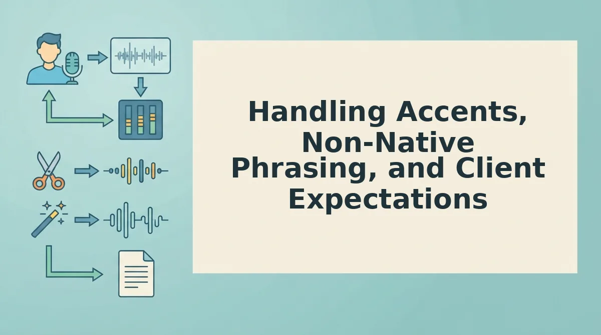 Handling Accents, Non-Native Phrasing, and Client Expectations