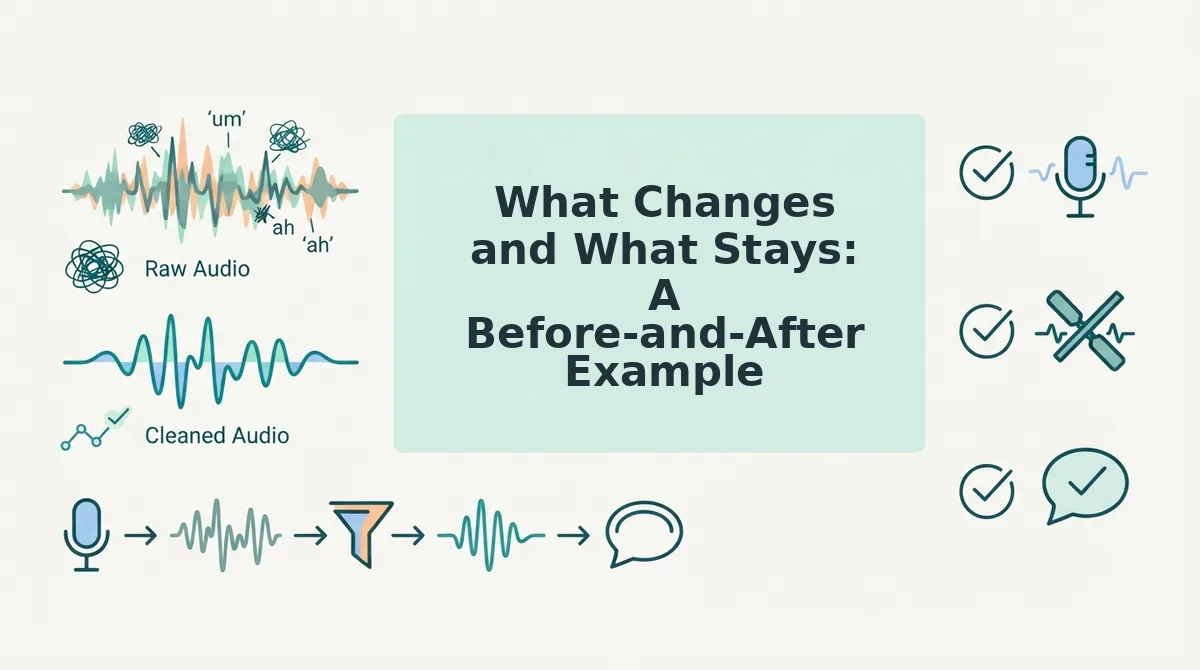 What Changes and What Stays: A Before-and-After Example