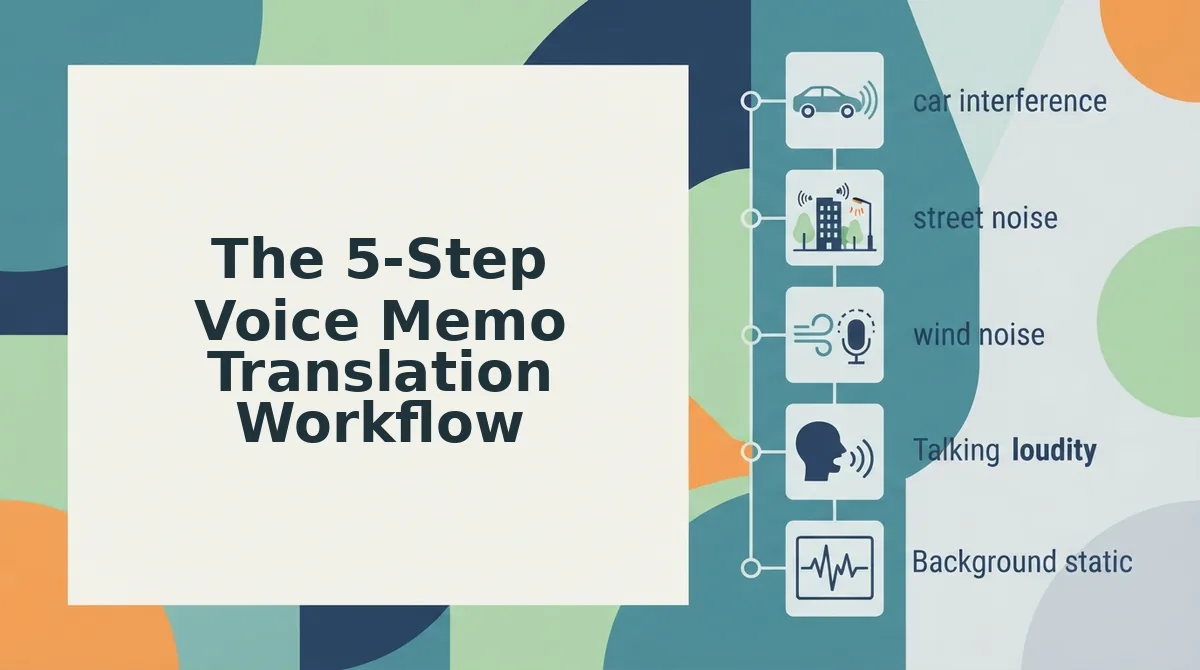 The 5-Step Voice Memo Translation Workflow