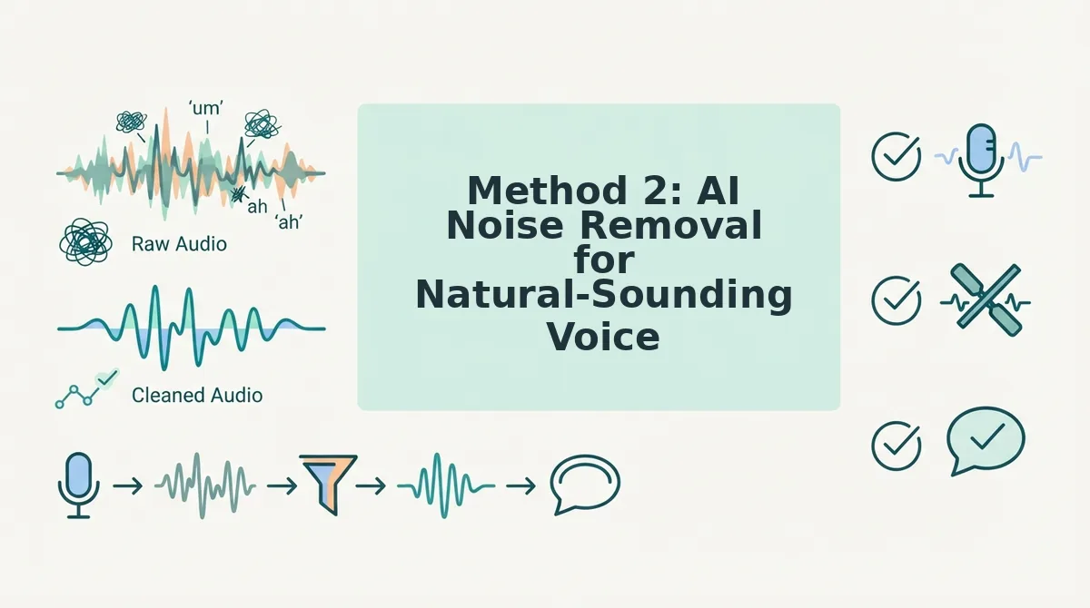 Method 2: AI Noise Removal for Natural-Sounding Voice