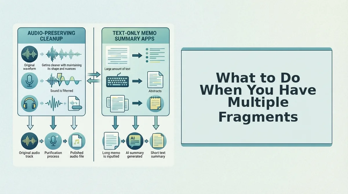 What to Do When You Have Multiple Fragments