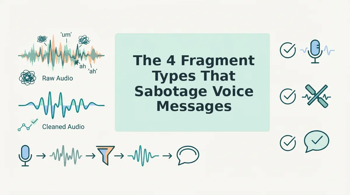 The 4 Fragment Types That Sabotage Voice Messages
