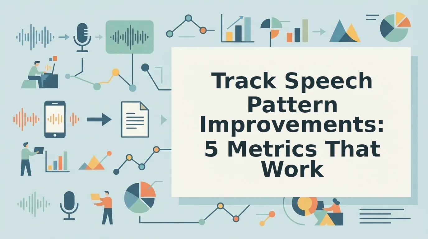 Track Speech Pattern Improvements in Voice Notes Daily