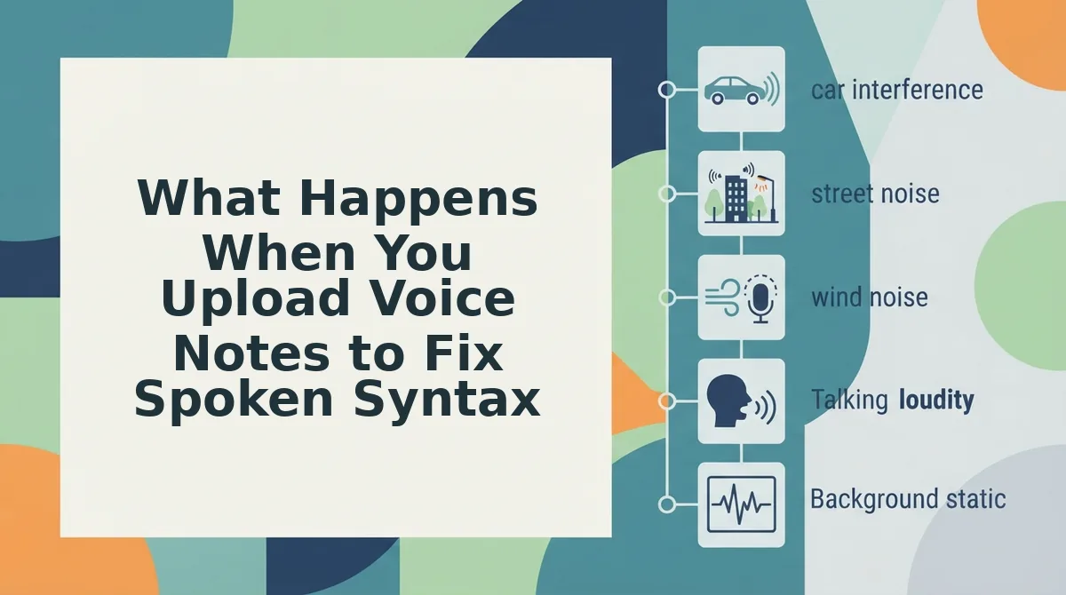 What Happens When You Upload Voice Notes to Fix Spoken Syntax