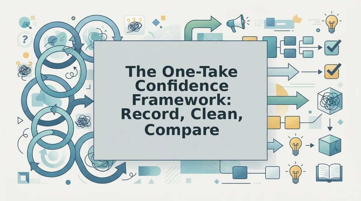 The One-Take Confidence Framework: Record, Clean, Compare