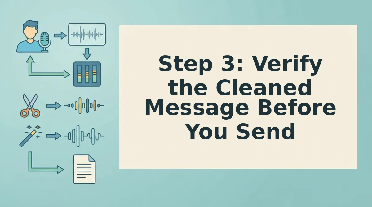 Step 3: Verify the Cleaned Message Before You Send