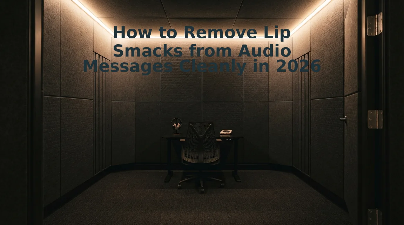 Remove Lip Smacks from Audio Messages Without Artifacts