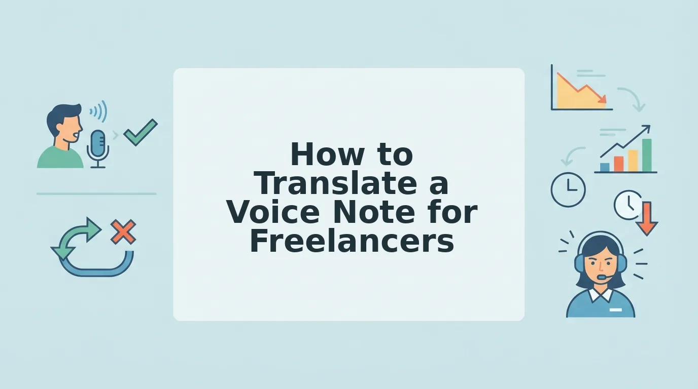 How to Translate a Voice Note for Freelancers
