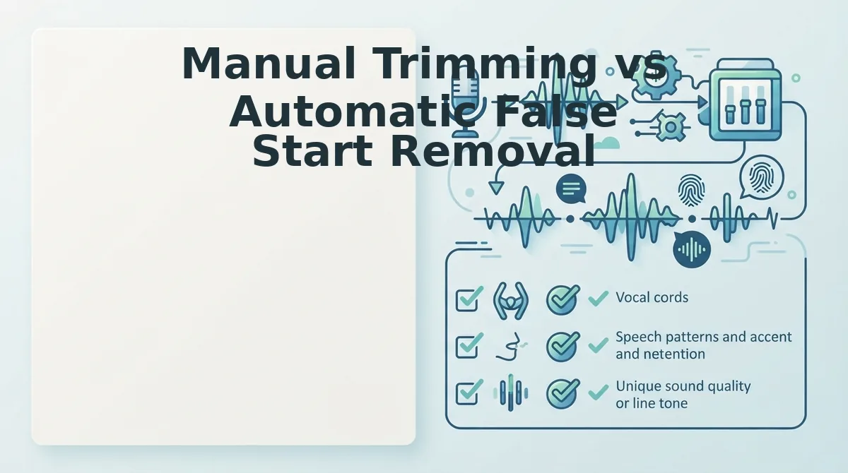 Manual Trimming vs Automatic False Start Removal