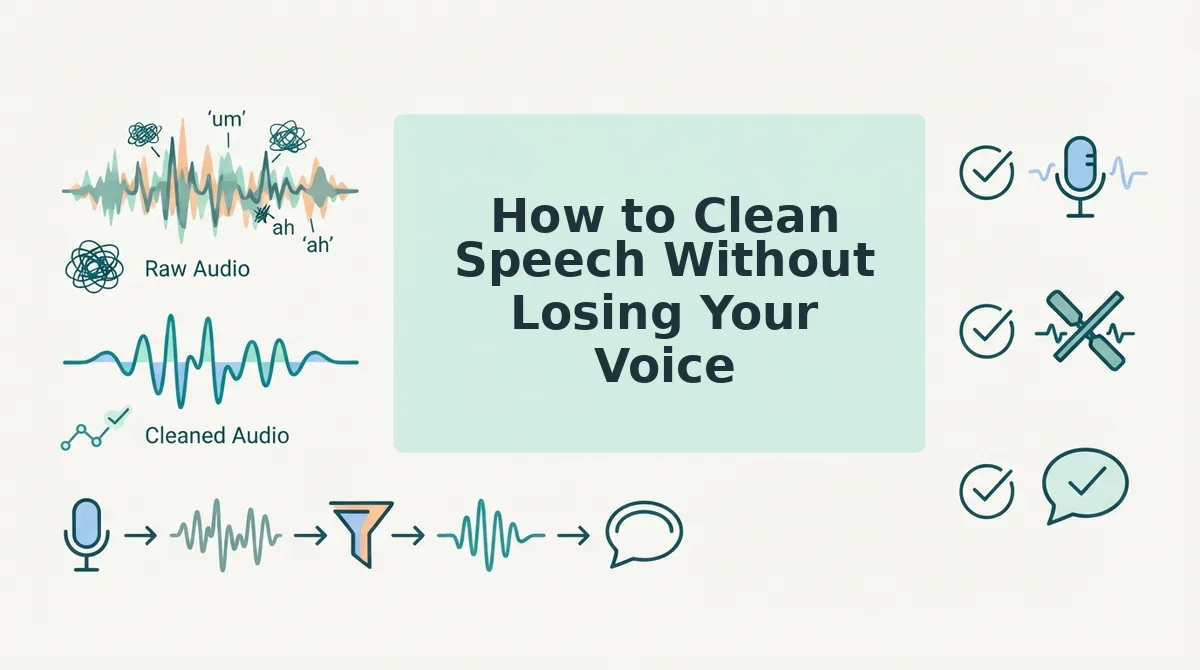 How to Clean Speech Without Losing Your Voice
