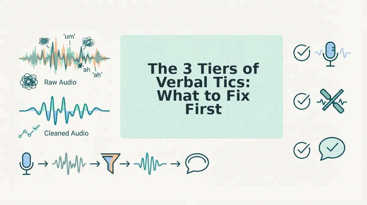 The 3 Tiers of Verbal Tics: What to Fix First