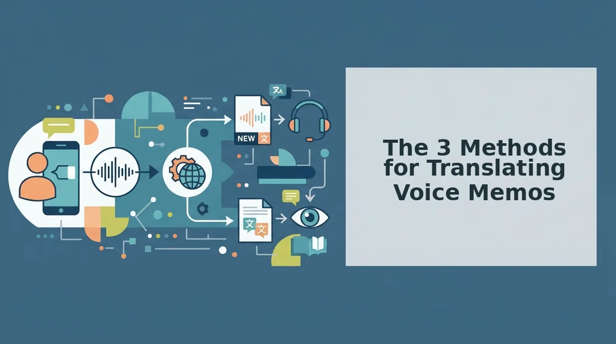 The 3 Methods for Translating Voice Memos