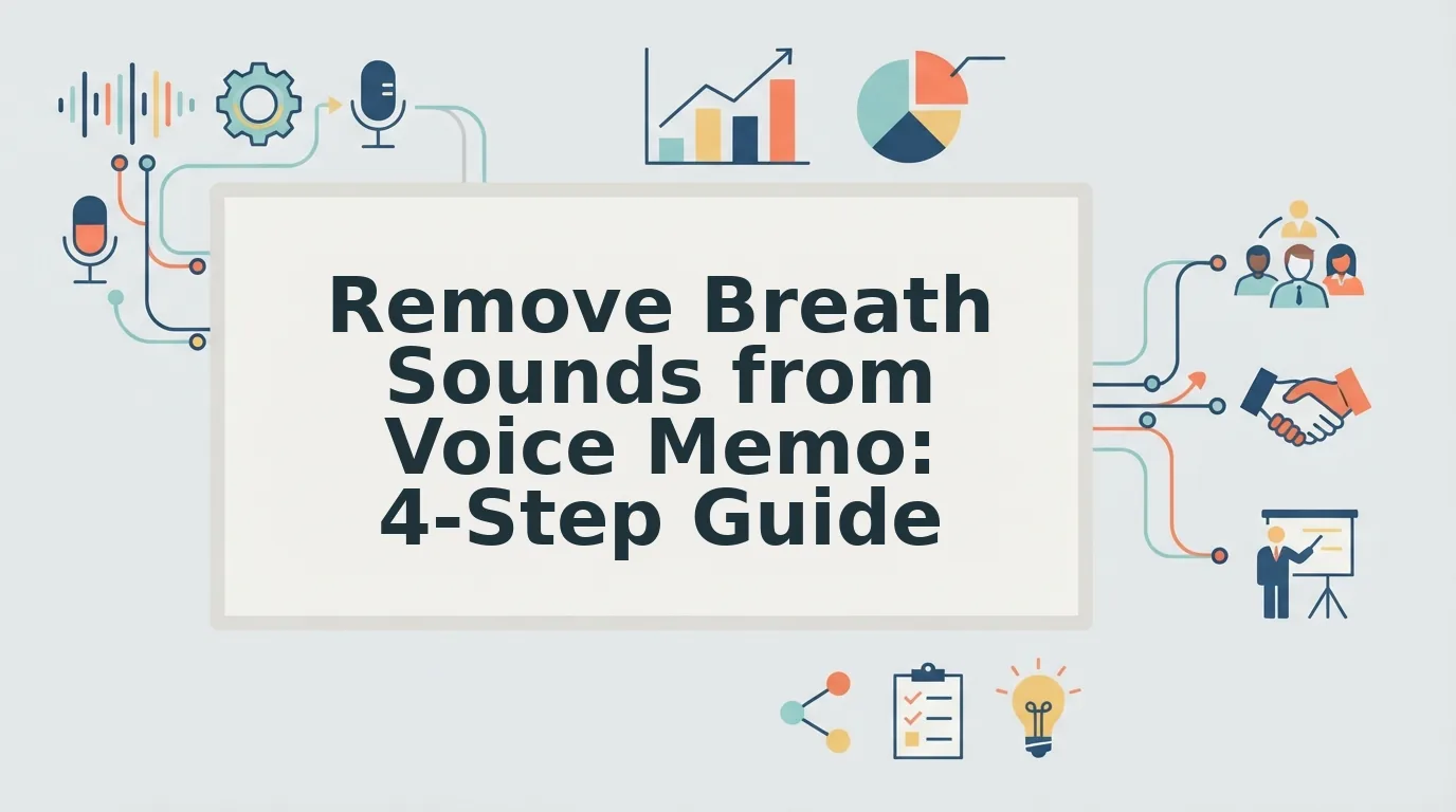 How to Remove Breath Sounds From a Voice Memo