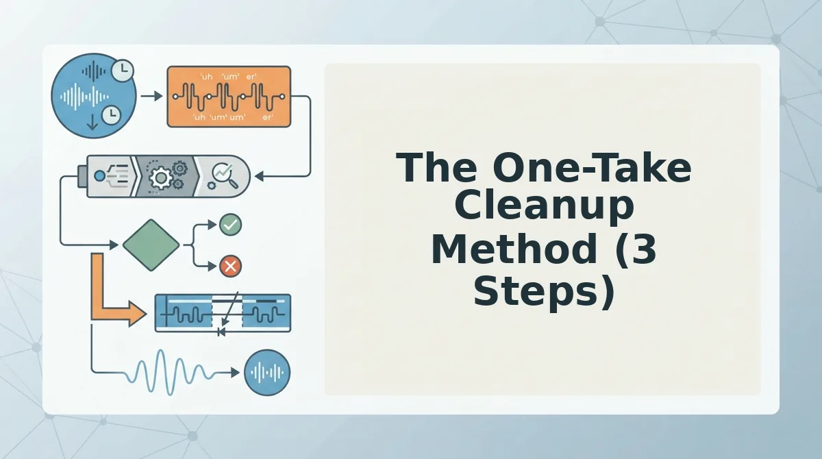 The One-Take Cleanup Method (3 Steps)