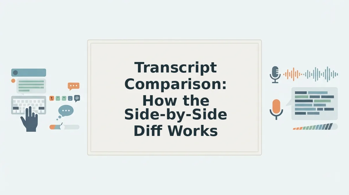 Transcript Comparison: How the Side-by-Side Diff Works