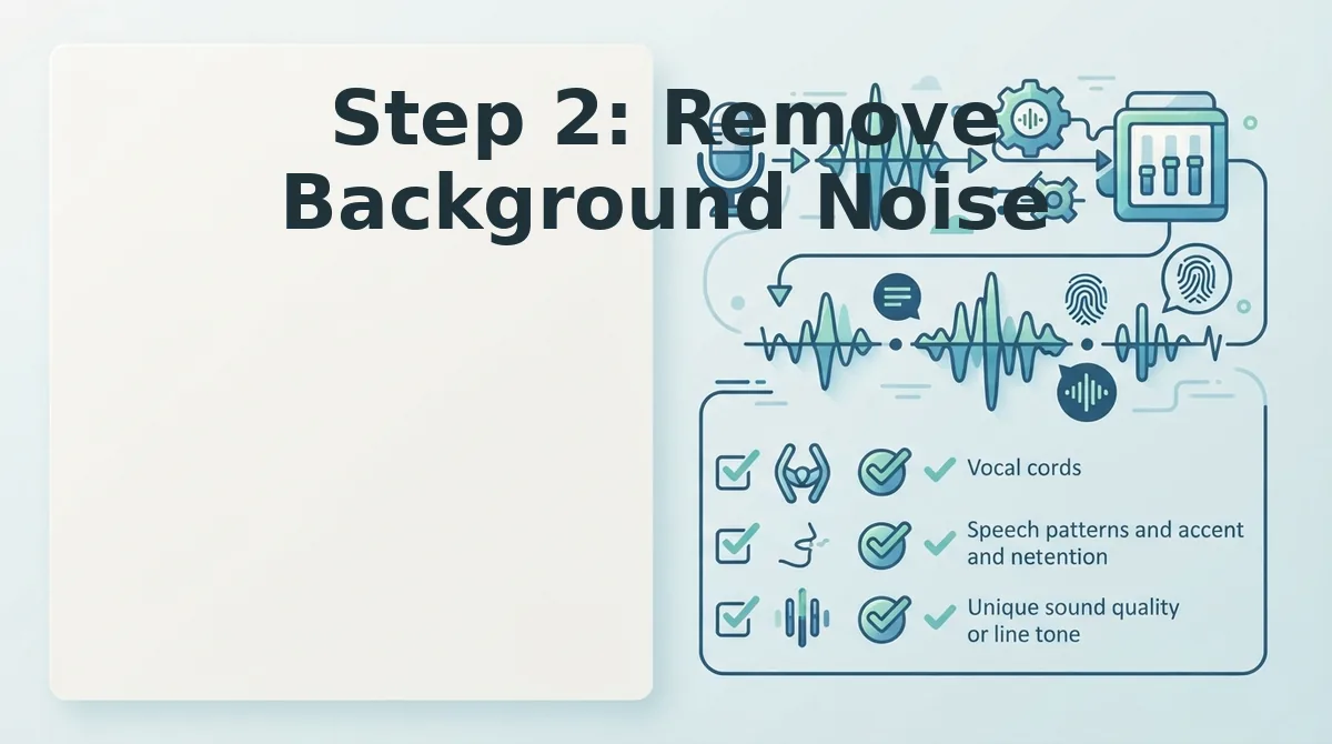 Step 2: Remove Background Noise