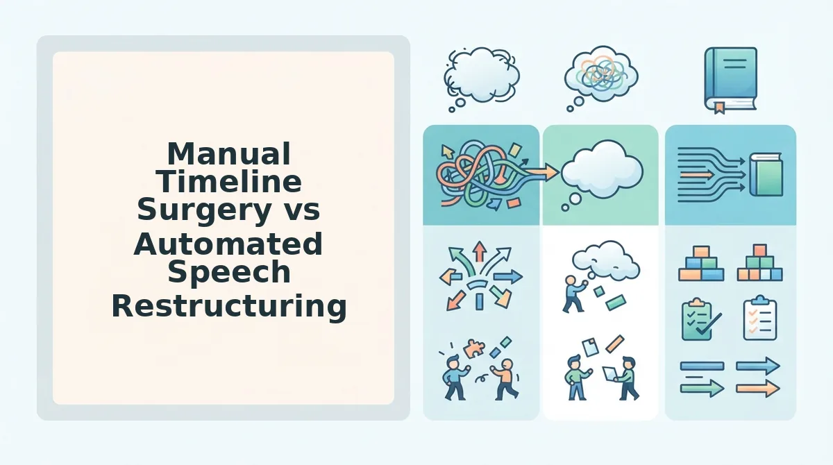Manual Timeline Surgery vs Automated Speech Restructuring