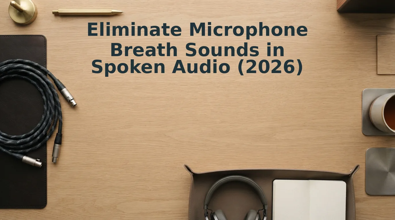 Eliminate Microphone Breath Sounds from Spoken Audio