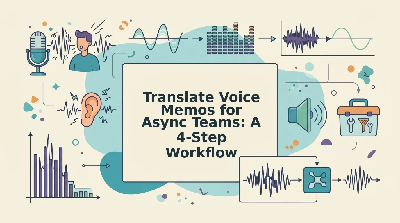 Translate voice memos for async teams without heavy software