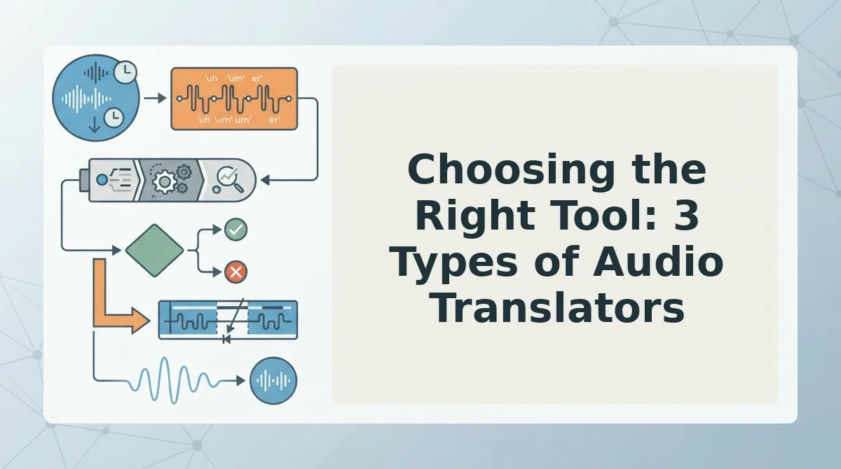 Choosing the Right Tool: 3 Types of Audio Translators