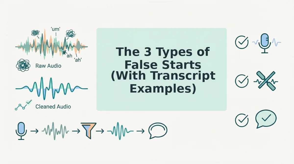 The 3 Types of False Starts (With Transcript Examples)