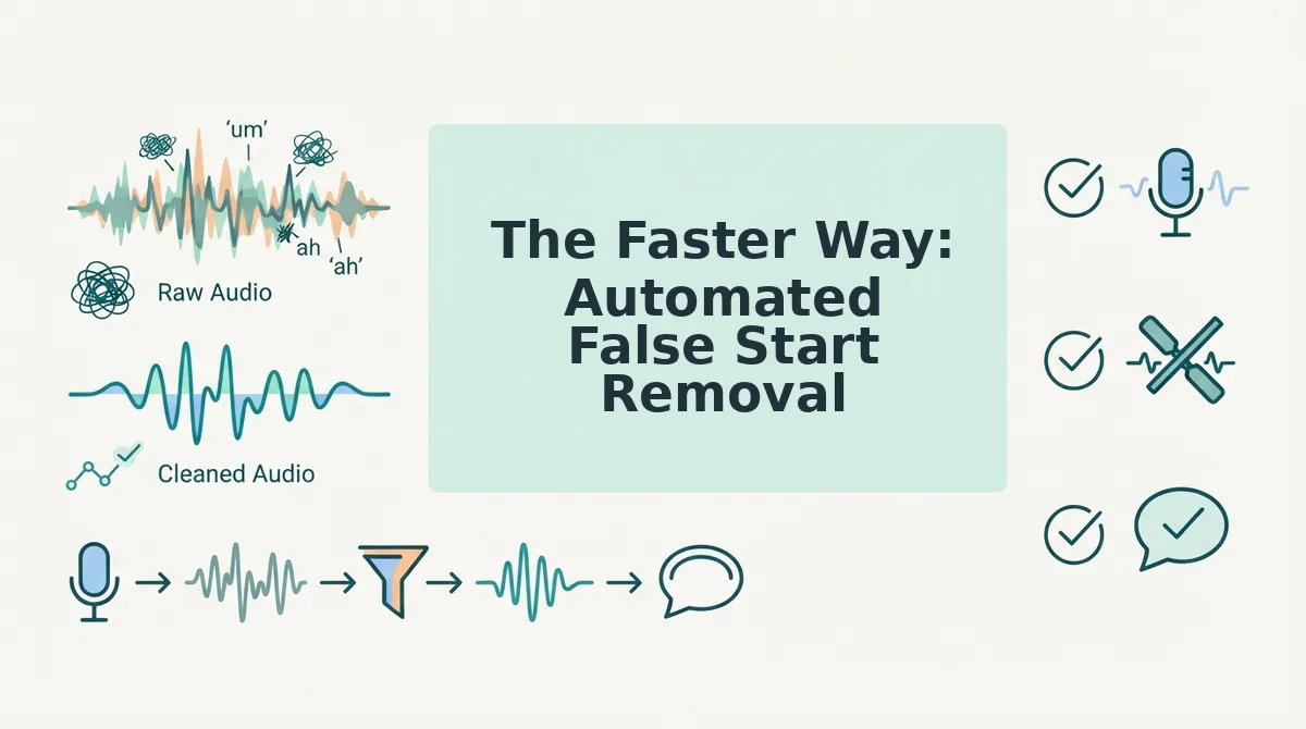 The Faster Way: Automated False Start Removal