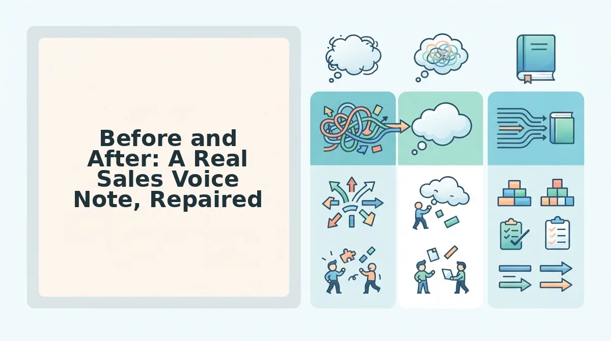 Before and After: A Real Sales Voice Note, Repaired