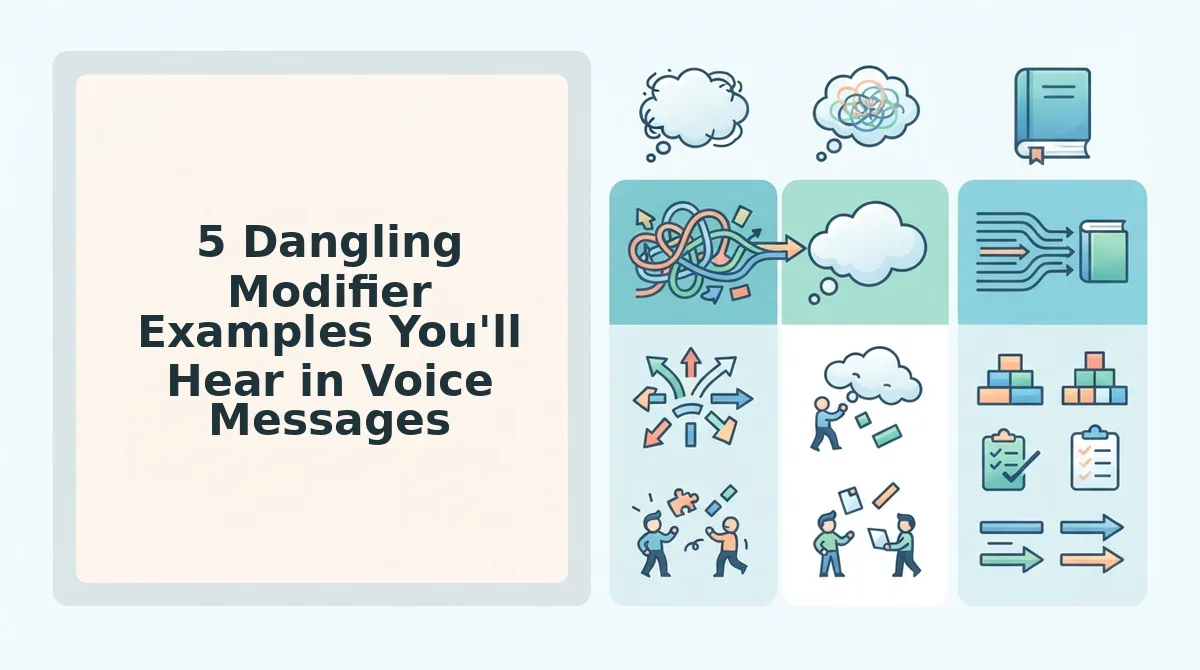 5 Dangling Modifier Examples You'll Hear in Voice Messages