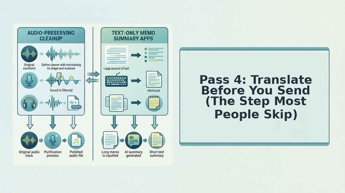 Pass 4: Translate Before You Send (The Step Most People Skip)