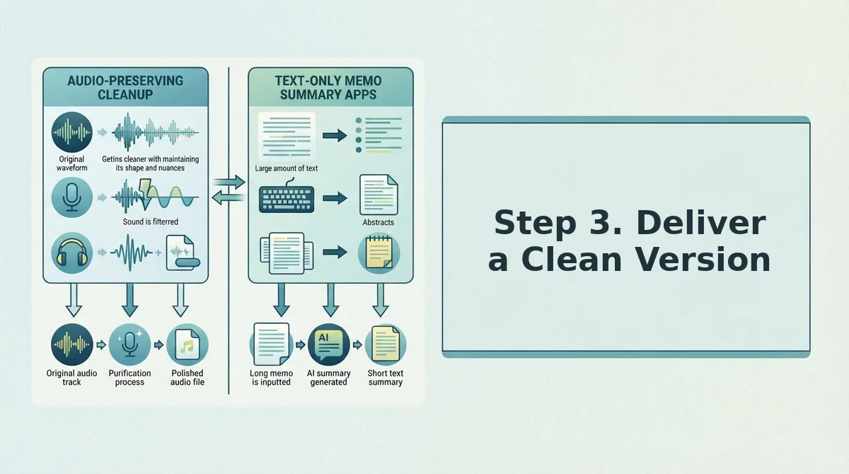 Step 3. Deliver a Clean Version