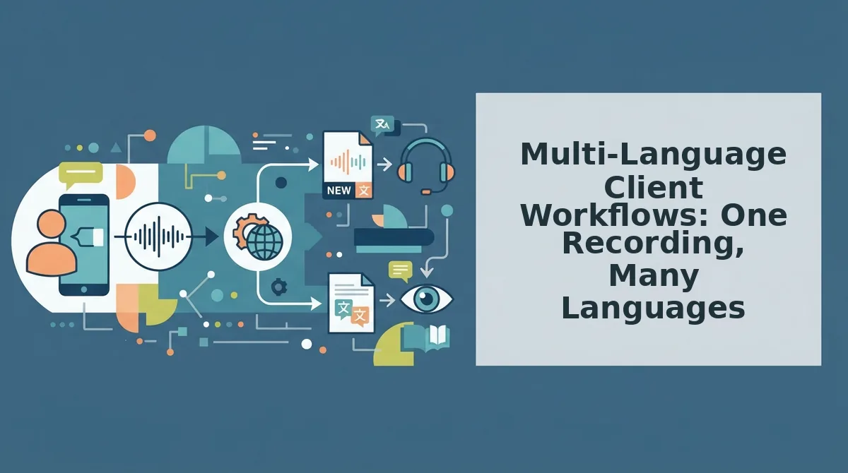 Multi-Language Client Workflows: One Recording, Many Languages