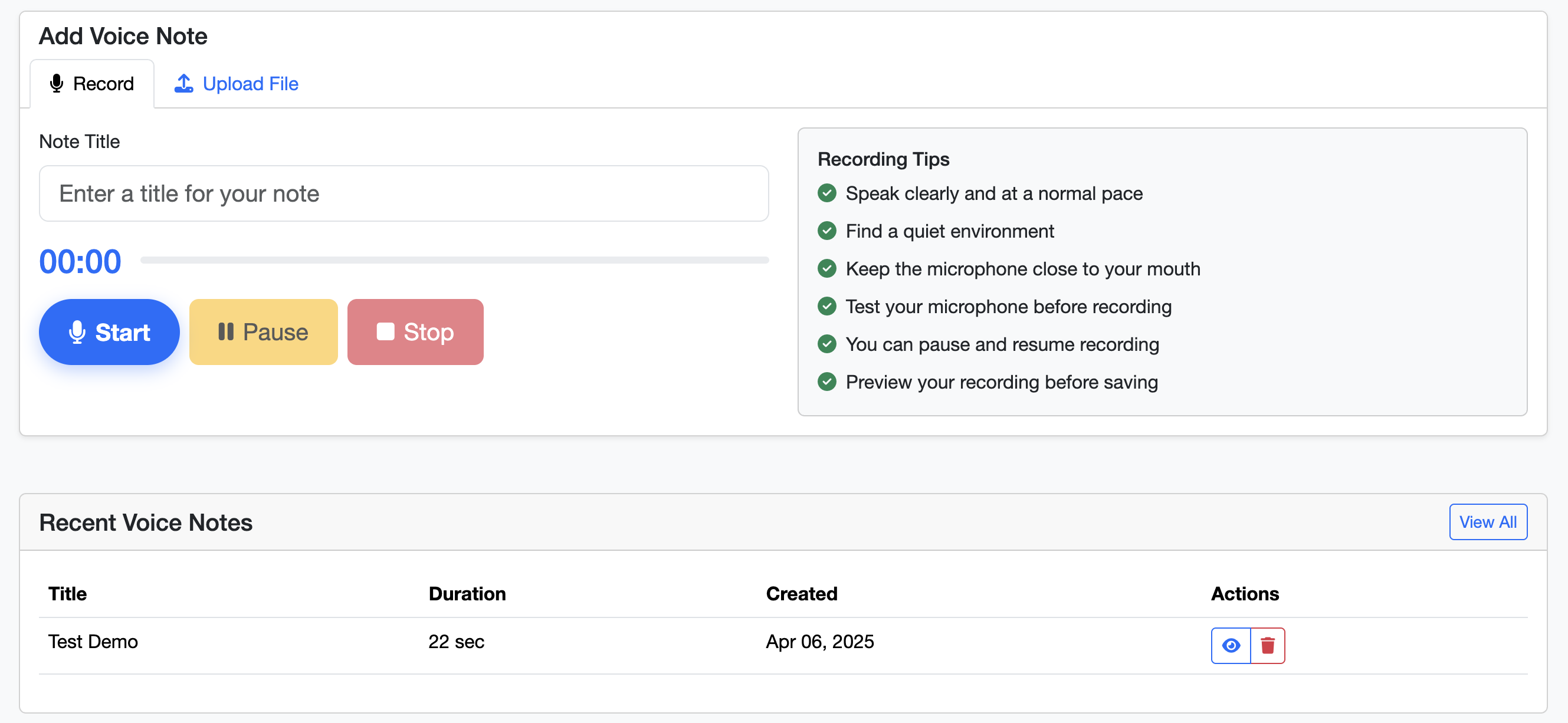 Voice Note Grammar Checker