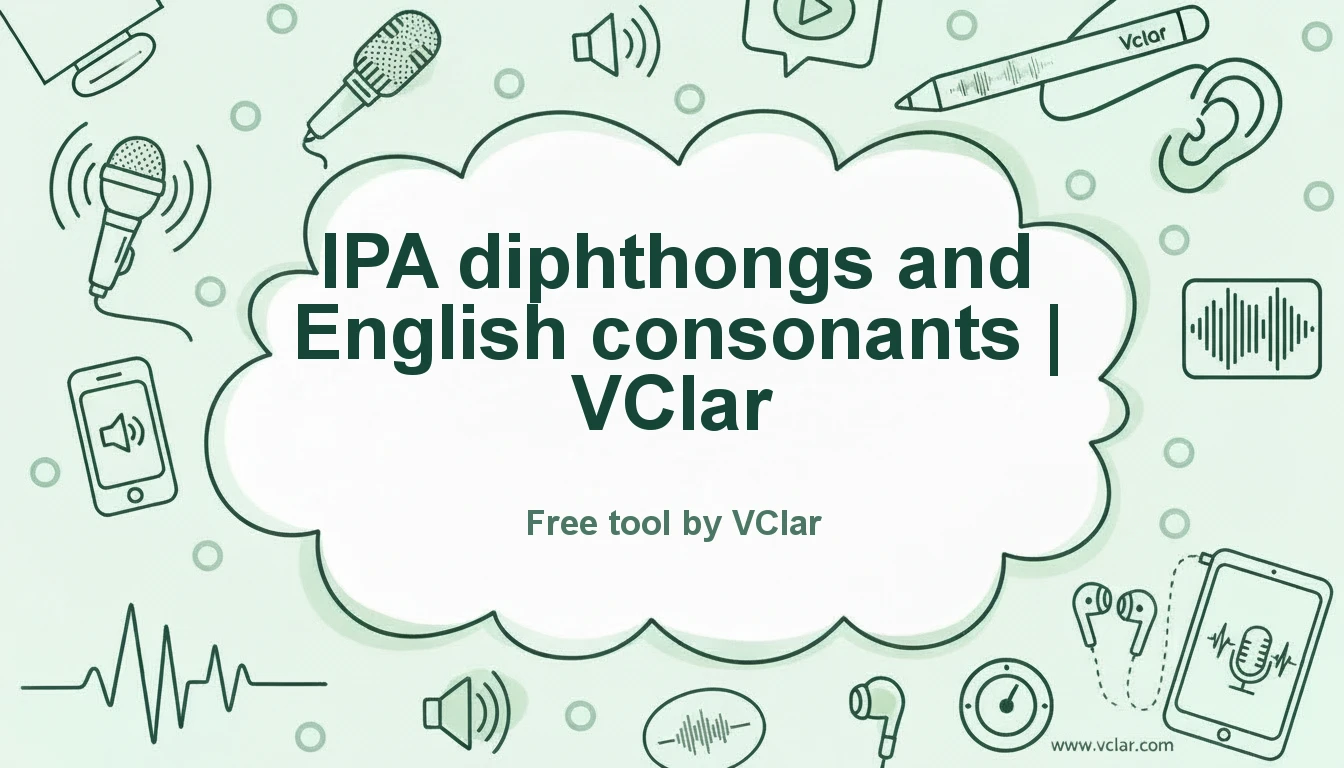 IPA diphthongs eɪ aɪ ɔɪ and English consonant symbols θ ð ʃ ʒ ŋ